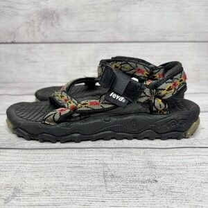 Teva Sandals Women's Size 8 Black Multicolor Strappy Sport Hiking‎ Casual